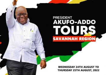Akufo-Addo to tour Savannah Region from August 24.