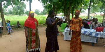 Wa West DCE participates in Batunuuryir community (Mobile) CHPS durbar.