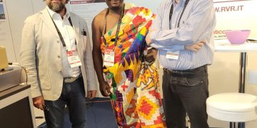 Nana Kyeremeh Mumuni attends 2022 International Broadcasting Convention at Amsterdam.