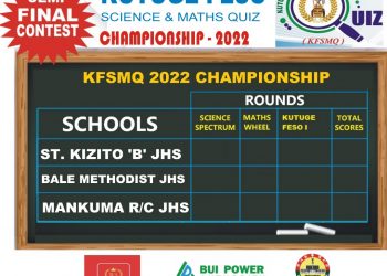 Stage set for Kutuge Feso Science and Maths Quiz semi-finals