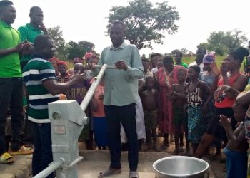 Kuudirekoraa community gets borehole after years of drawing water from the Black Volta.