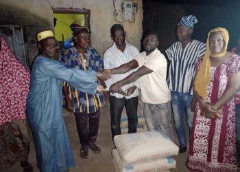 Mandari NDC receives support towards the construction of a party office.