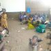 Pupils of Tampoi R/C Primary Lie On Bare Floor To Learn.