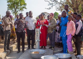 Zion Community Church International provides borehole to Kujanteng.