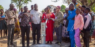 Zion Community Church International provides borehole to Kujanteng.