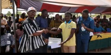 Sawla- Tuna-Kalba MP rewards best BECE graduates.