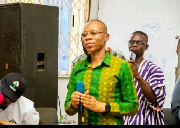 MP supports community with 30 bags of cement for the construction of JHS classroom block.