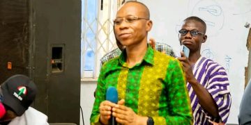 MP supports community with 30 bags of cement for the construction of JHS classroom block.