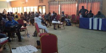 Damongo: A ROCHA Ghana schools stakeholders on biodiversity conservation.