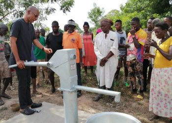 Sawla- Tuna-Kalba constituency: MP commissions borehole at Gbonkoteng.