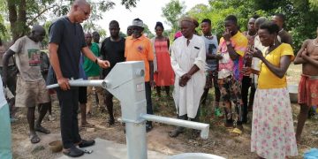 Sawla- Tuna-Kalba constituency: MP commissions borehole at Gbonkoteng.