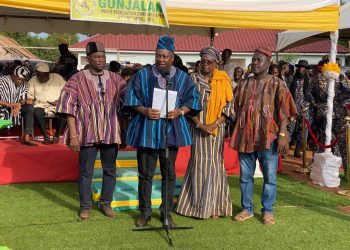 Former President John Dramani Mahama attends 47th annual Gonjaland Youth Association Congress at Kpembe.