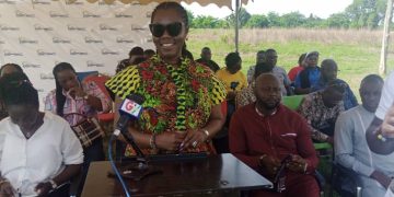 Hon. Ursula Owusu commissions Rural Telephony project at Sumpini.
