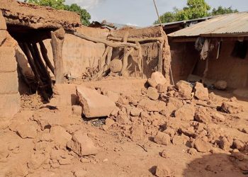 Two dead as building collapses on them.