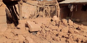 Two dead as building collapses on them.