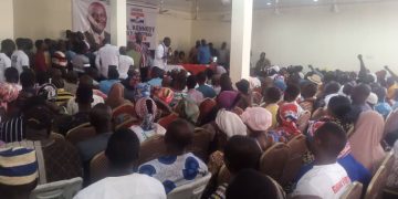 Kennedy Agyapong interacts with delegates in Bole-Bamboi Constituency.