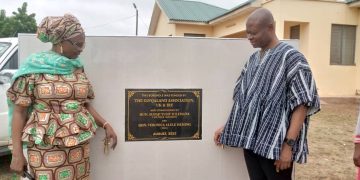 UK and Ireland branch of Gonjaland Association donate mechanised borehole to Bole Technical Institute.