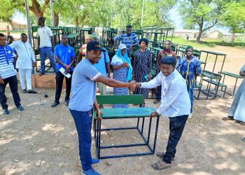 HiChale donates 94 dual desks to seven schools in the Kalba electoral area.