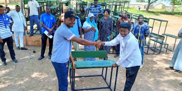 HiChale donates 94 dual desks to seven schools in the Kalba electoral area.