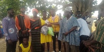 Gbogdaa Wurche donates to Gbogdaa Volleyball Academy; promises to support brilliant but needy girls.