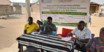Northcode-Ghana engages Mandari community on violent extremism.