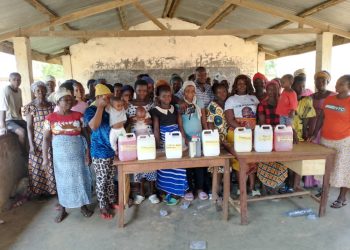 Over fifty women trained on soap making at Sawla Zongo electoral area.