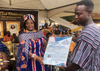 Nakpala Area Youth Association honours Dr Margaret Miewien Cherbere for her accessibility to youth.