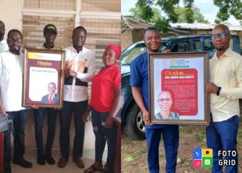 Sawla -Tuna-Kalba GES honours Hon. Andrew Dari Chiwitey and Nasco Feeding Minds CEO.