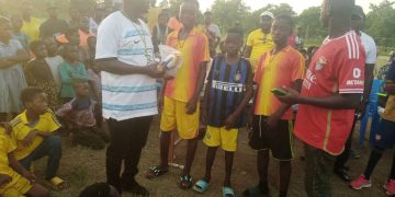 Bole District Juvenile Volleyball Team Receives Support.