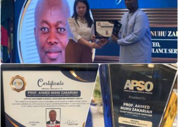 Ghana National Ambulance’s Service CEO Receives Lifetime Achievement Award.