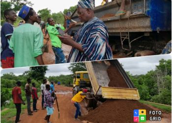 Chief Organizes Youth To Fix Deplorable Tuna- Kalba Road.