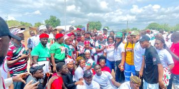Sawla -Tuna-Kalba NDC organises health walk at Soma.