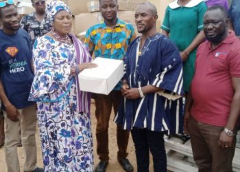 NGO donates medical equipment to Bole District Health Directorate.