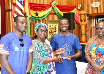 Mandela Washington Fellows Pay Courtesy Call On Ghana’s Ambassador To Thr United States Of America.