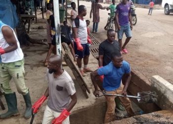 Arise Bole Youth Embarks On A Clean Up Exercise In Bole Township.
