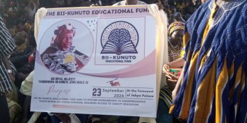 Yagbonwura Bii Kunuto Launches Educational Fund At This Year’s Damba Festival.