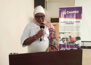 CAMFED-Ghana reviews end of year activities.