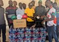 Hon. Yahaya Issahaku (Kalusha) donates to NDC Savannah Region.
