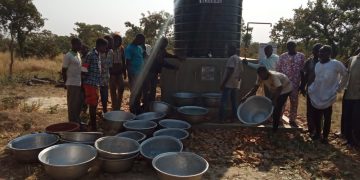 Residents rejoice as Frontiers Mission Network commissions borehole at Bodi.