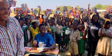 Two NGOs donate learning materials to Yarikoi basic schools.