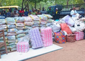 Apostle Sansa Moses Konjon Sends Relief To Wechiau- Boa Rainstorm Victims.