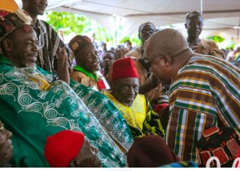 President Mahama visits home region, outlines developmental projects