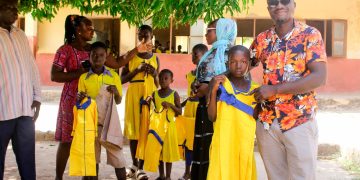 Pusher FC CEO Supports Needy Pupils in Bole District.