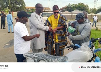 Gonjaland Youth Association Donates Brand New Motor Bike TO Kandiawura
