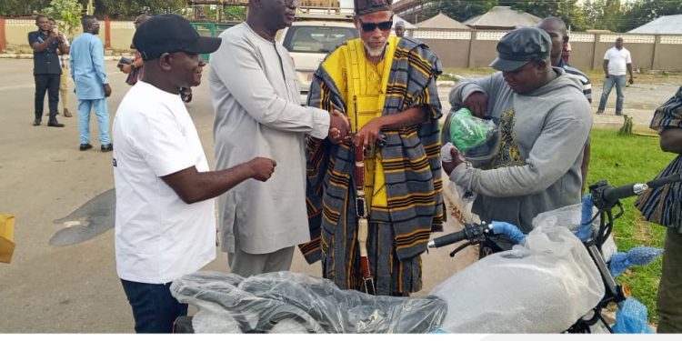 Gonjaland Youth Association Donates Brand New Motor Bike TO Kandiawura