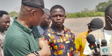 Deputy Minister of Lands and Natural Resources Inspects Developmental Projects.