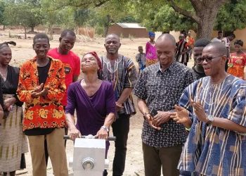 Wa West MP connects ten communities to boreholes project.