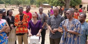 Wa West MP connects ten communities to boreholes project.