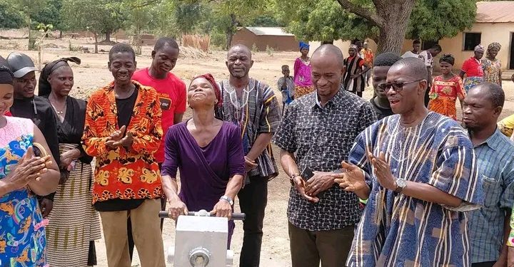 Wa West MP connects ten communities to boreholes project.