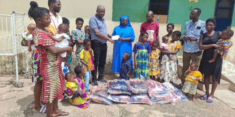 Frontier’s Mission Network donates to Operation Smiles Orphanage in Nakwabi.